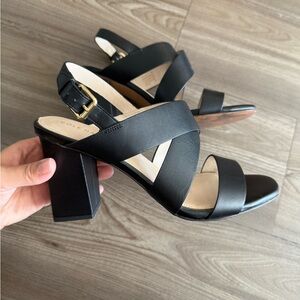 Cole Haan Cinthia Black Block Heels 8